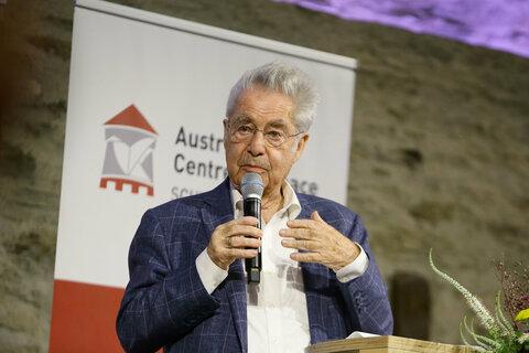Bundespräsident a.D. Dr. Heinz Fischer bei seiner Ansprache