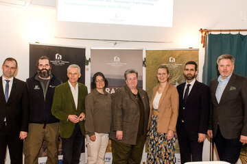 LH-Stv.in Anja Haider-Wallner beim Start des Naturschutzprojekts GRACE.