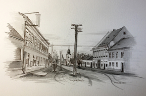 Budapester Straße 1950 Jahr, Zurndorf