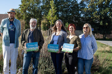 (v.l.n.r.): Harald Schau, Helmut Muth, Landeshauptmann-Stellvertreterin Anja Haider-Wallner, Martina Szabo und Otti Meixner