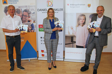 Mit einer Initiative des Zivilschutzverbandes und der Bildungsdirektion, die Kindern und Erziehungsberechtigten Tipps zum bewussten Umgang mit dem Web gibt, wollen Kinder- und Jugendlandesrätin Mag.a (FH) Daniela Winkler, Bildungsdirektor HR Mag. Heinz Josef Zitz und Bürgermeister LAbg. Erwin Preiner, Präsident des Burgenländischen Zivilschutzverbandes, gezielt auf die Gefahren aus dem Internet aufmerksam machen