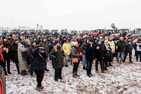 Protestaktion “Gesunde Lebensmittel für Europa – #NeinZuMERCOSUR” in Parndorf