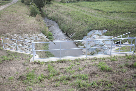 Symbolbild vom neuen Hochwasserschutz in Grafenschachen und Loipersdorf.