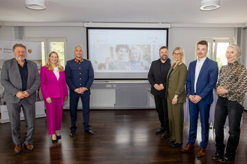 Bildungslandesrätin Daniela Winkler bei der Vorstellung der neuen Website der Bildungsdirektion Burgenland