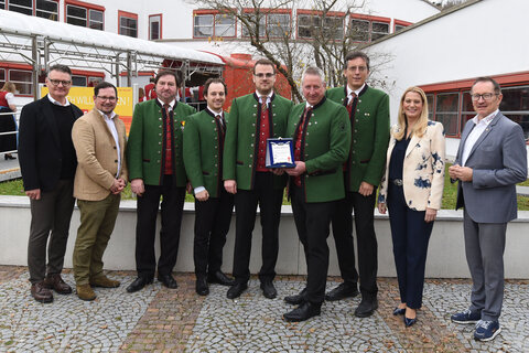 Der ausgezeichnete Musikverein Wulkaprodersdorf.