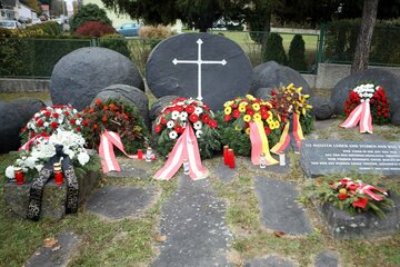 Die Gedenkstätte in Lackenbach