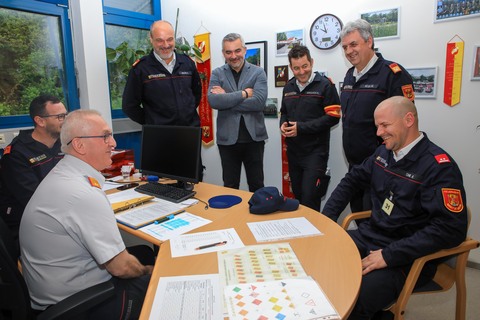 Landesrat Heinrich Dorner besuchte den Bewerb zum FLA in Gold