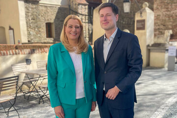 Landesrätin Daniela Winkler mit ACP-Direktor Tobias Lang