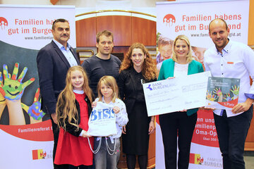 Gratulation von Familienlandesrätin Mag.a (FH) Daniela Winkler zum Siegerprojekt Rechnitz – Verein ASKÖ mit Biss