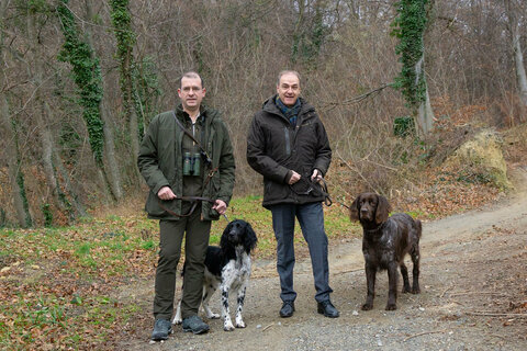 Landesrat Leonhard Schneemann mit Landesjagdkoordinator DI Hans Peter Weiss