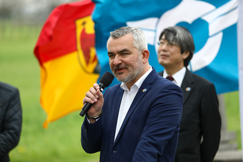 Landesrat Heinrich Dorner bei seiner Rede