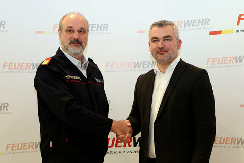 Landesrat Heinrich Dorner präsentierte die Bilanz des Burgenländischen Landesfeuerwehrverbandes 2024.