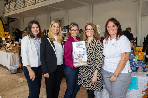 Martina Knartz (Frauenreferat), Frauenlandesrätin Daniela Winkler, Sabine Neuberger (Katholische Frauenbewegung), Rebecca Gerdenitsch-Schwarz (Katholische Frauenbewegung), Carmen Barger (Familienreferat).