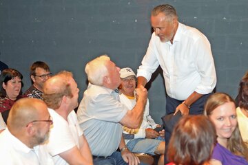 Landeshauptmann Hans Peter Doskozil begrüßte die zahlreich anwesenden Gäste im OHO.