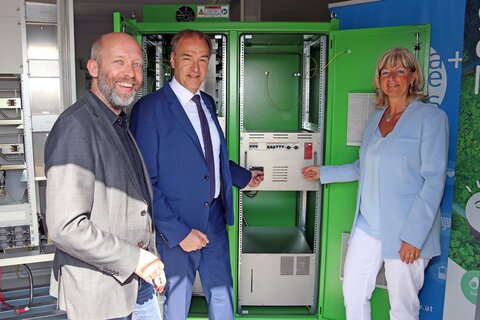 Landesrat Schneemann: Wasserstoff-Pilotanlage geht in Betrieb