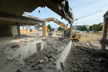 Mit den Abrissarbeiten wurde bereits begonnen