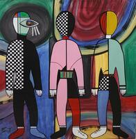 ISTVANITS Ernst, "der perfekte Mann 2012", Acry/Lw