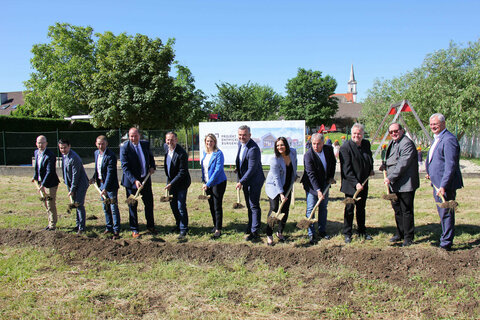 Spatenstich Kindergarten Purbach 1