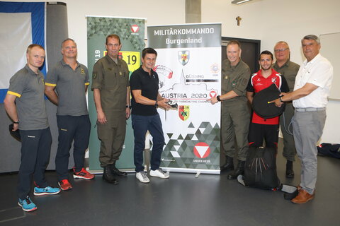 Militärweltmeisterschaft im Fallschirmspringen 2020 in Güssing