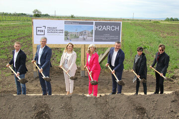 Spatenstich Kindergarten Neusiedl 1