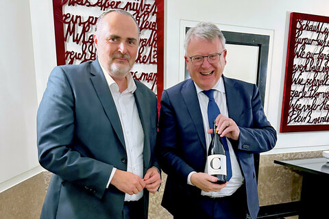 Landeshauptmann Hans Peter Doskozil traf Nicolas Schmit, EU-Kommissar für Soziales und Arbeitsmarkt.
