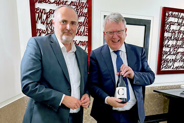 Landeshauptmann Hans Peter Doskozil traf Nicolas Schmit, EU-Kommissar für Soziales und Arbeitsmarkt.