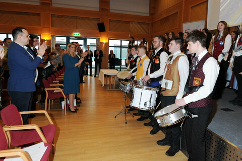 Verleihung des Musikerleistungsabzeichens in Silber und Gold durch Landesrätin Mag.a (FH) Daniela Winkler