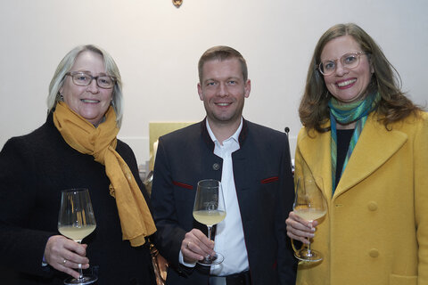 LH-Stv.in Anja Haider-Wallner bei der Weinsegnung der Podersdorfer SeeWinzer.