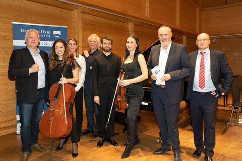 Eduard Kutrowatz, Teodora Miteva, Barbara Weißeisen-Halwax, Johannes Kutrowatz, Christian Bakanic, Rusanda Panfili, LH Hans Peter Doskozil, GF Thomas Mersich