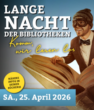 Plakat Lange Nacht der Bibliotheken