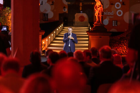 Landeshauptmann Hans Peter Doskozil bei der Festansprache