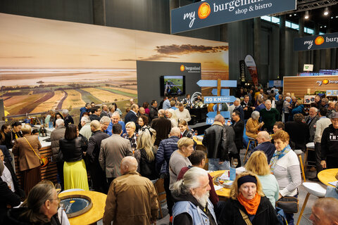 Urlaubsinspiration und burgenländischer Genuss stehen von 15. bis 18. Jänner 2026 am Burgenland-Stand auf der Ferien-Messe Wien im Mittelpunkt.