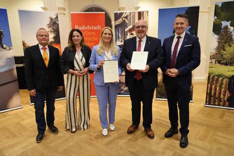 Das Land Burgenland und die Stadt Rudolstadt besiegelten am Donnerstag im Rathaus von Rudolstadt eine Kulturpartnerschaft.