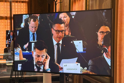 Wortmeldung von Robert Hergovich bei der Tagung der AdR-Fachkommission NAT