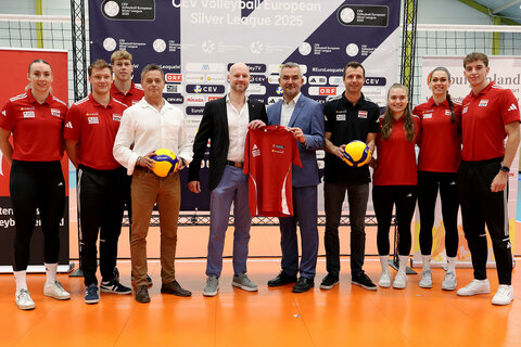 Landesrat heinrich Dorner - Partnerschaft von Land Burgenland und Österreichischem Volleyballverband (ÖVV) wird verstärkt