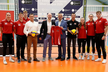 Landesrat heinrich Dorner - Partnerschaft von Land Burgenland und Österreichischem Volleyballverband (ÖVV) wird verstärkt