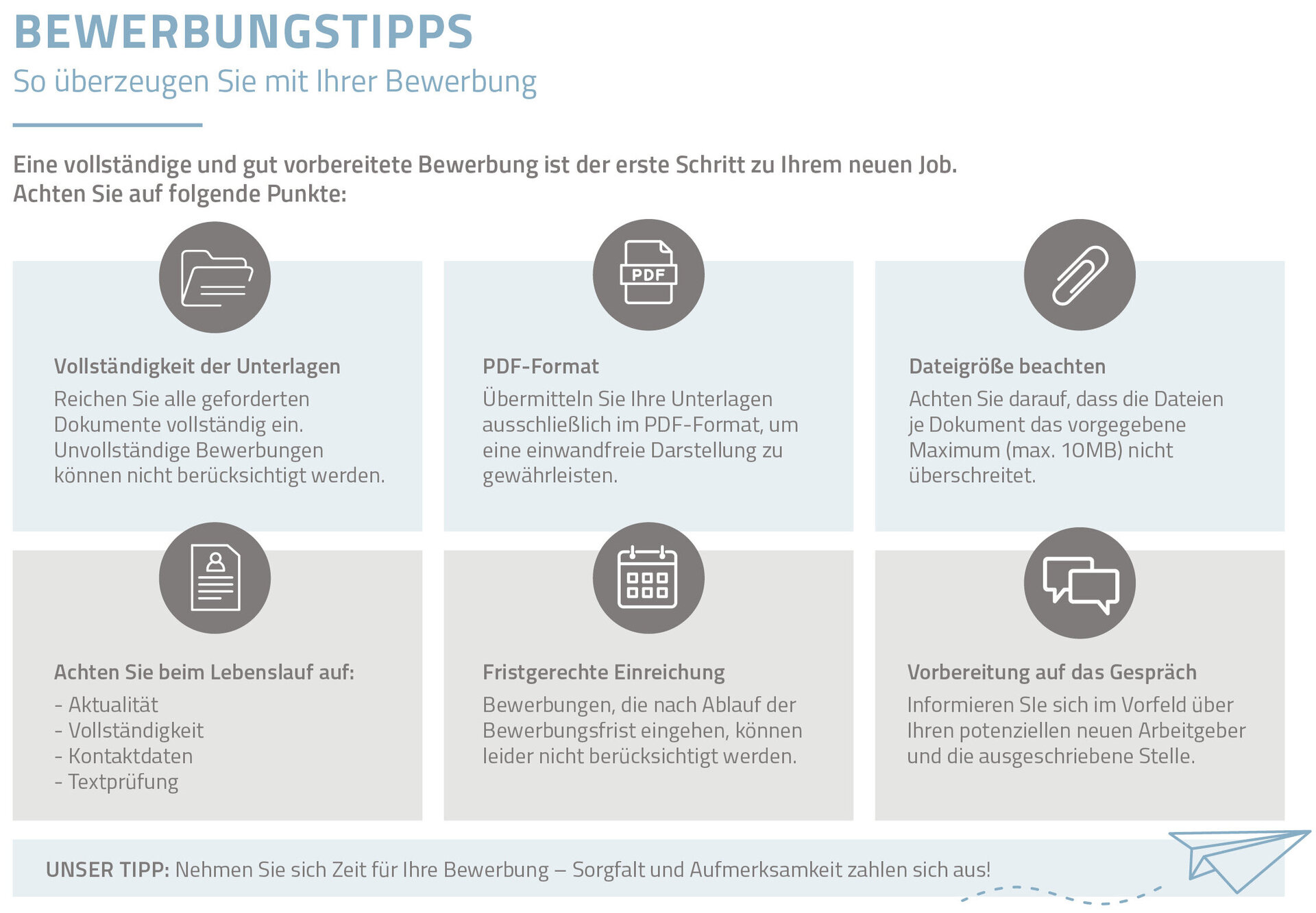 Bewerbungstipps