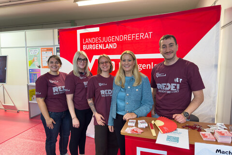 Landesrätin Daniela Winkler besuchte die BIBI-Messe in Oberwart.