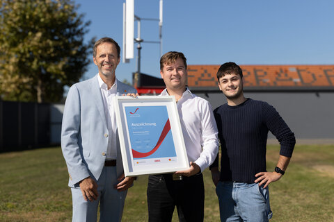Wendy Windenergy FlexCo (v.l.n.r): Michael Sedlak (Wirtschaftsagentur Burgenland), Michael Strudler und Andreas Strommer (Wendy Windenergy FlexCo).
