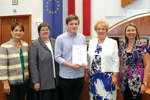 Europawissen burgenländischer SchülerInnen ausgezeichnet