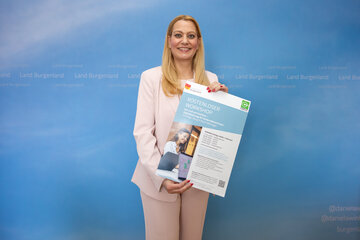 Landesrätin Daniela Winkler wirbt für den Unternehmerinnenworkshop