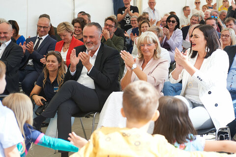 Eröffnung des "Storchennestes" in Neusiedl am See