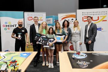 LAndesrätin Daniela Winkler beim Landesfinale des Robertacups in Neutal