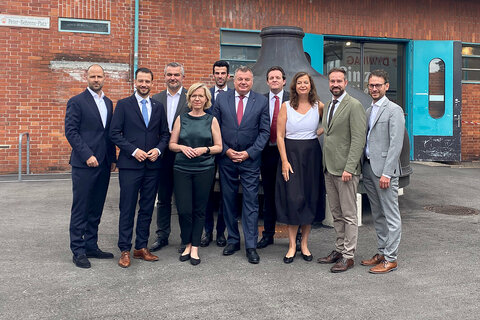 Verkehrslandesrat Heinrich Dorner bei der Konferenz der Landesverkehrsreferenten in Linz