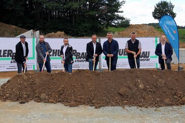 Spatenstich für das Neue Rückhaltebecken in Piringsdorf