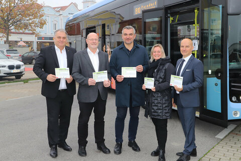 Präsentation der neuen Buslinie B10