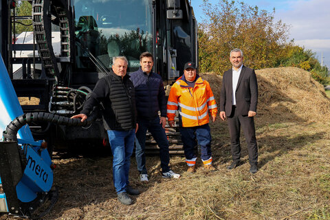 LAndesrat Heinricht Dorner präsentiert Maßnahmen des Seemanagements Burgenland am Neusiedler See