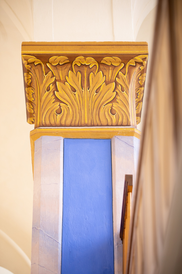 Synagoge Kobersdorf, Detail Innenansicht