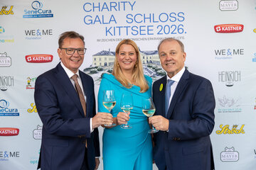 Rudolf Anschober, BM a.D (Stiftungsbeirat WE&ME Foundation), Landesrätin Daniela Winkler und Gerhard Ströck.