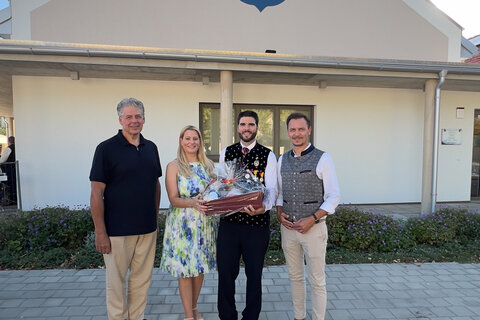 Günther Kleidosty, LRin. Daniela Winkler, Martin Kurzmann, Bürgermeister Philipp Pelzer